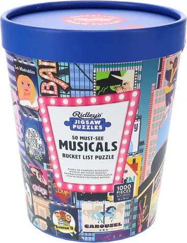 Ridley's Games Puzzle-Bucket-List: 50 Musicals, die man gesehen haben muss / 1000 Teile