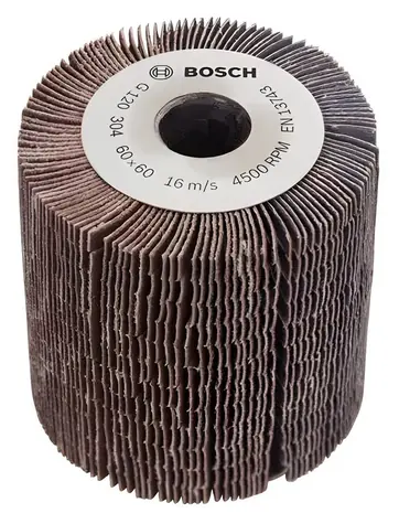 BOSCH LR 60 K120 / Lamellenschleiftrommel / Körnung P120 / Breite 60 mm / für PRR 250 ES, Texoro