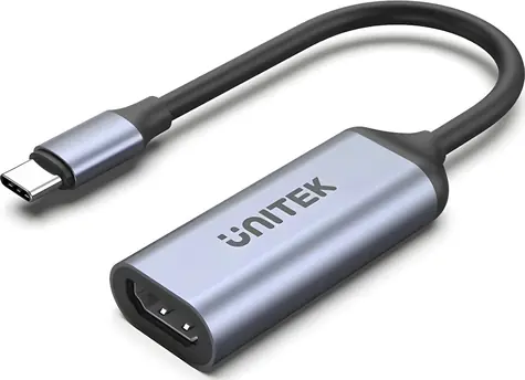 Unitek V1416B grau / Adapter / USB-C - HDMI