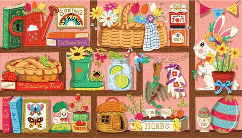 Ridley's Games Puzzle „Frühlingsfakten“ / 200 Teile / ab 12 Jahren / 35 x 20 cm