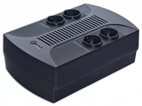Eurocase EA200plus 650VA / USV-Notstromversorgung / Line-Interactive / 390W / 4X Steckdose / Sinus