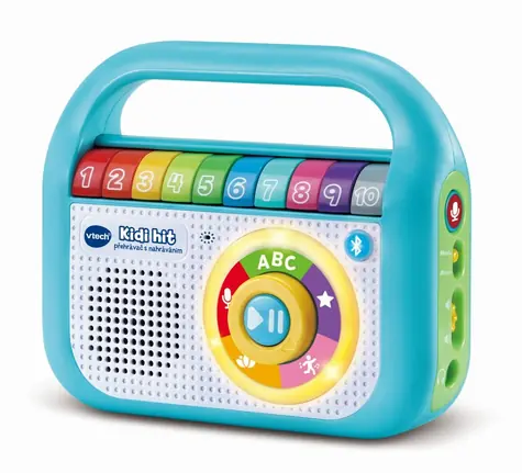 VTech Kidi Hit Musikplayer / CZ Version / 40 Lieder / Eigene Gesangsaufnahmen / Bluetooth