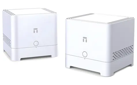 Stonet M6 (2er-Pack) / WiFi 6 System MESH AX1800 / Dualband / 2,4 GHz - 574 Mbit/s / 5 GHz - 1201 Mbit/s / 1x GLAN