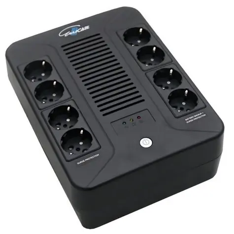 Eurocase EA200PLUS EVO / USV-Notstromversorgung / 800 VA / 480 W / Line-Interactive / 8 Ausgänge
