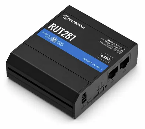 Teltonika RUT281 / Industrierouter / LTE Cat 4 / WLAN / SIM und eSIM