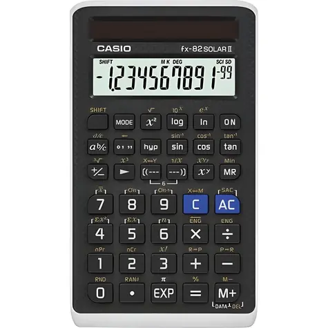 Casio FX 82 SOLAR II / Taschenrechner / solarbetrieben