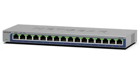Netgear GS116 / Switch / 16x 10/100/1000 / unmanaged / Metallgehäuse