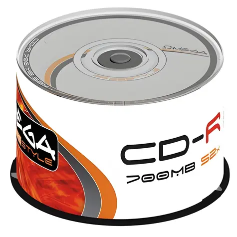 Omega Freestyle OF50 / CD- R / 700 MB / 52x / 80 Min. / 100 Stück / Kuchenbox