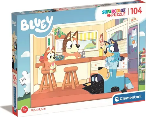 Clementoni Puzzle Bluey / 104 Teile / 6-8 Jahre