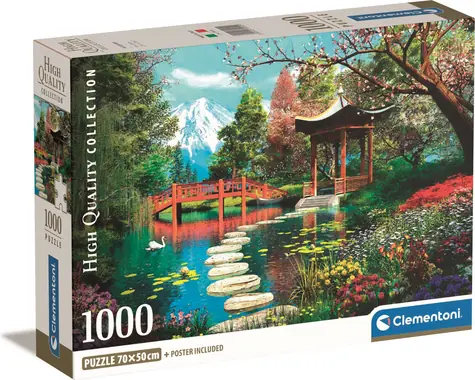 Clementoni Puzzle Fuji Garden / 1000 Teile / ab 18 Jahren