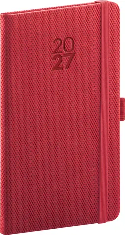 NOTIQUE Diamante 2027 rot / Taschenkalender / 9 × 15,5 cm