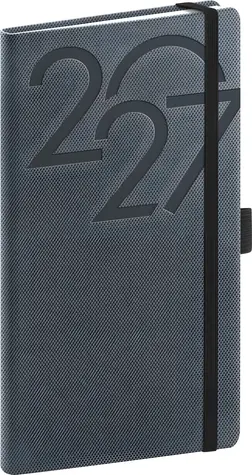 NOTIQUE AJAX 2027 schwarz / Taschenkalender / 9 × 15,5 cm