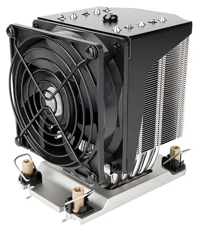 Silverstone SST-XE04-4189B / CPU-Kühler für 4U-Server / Sockel 4189 / 92 mm PWM / 1500-5000 U/min