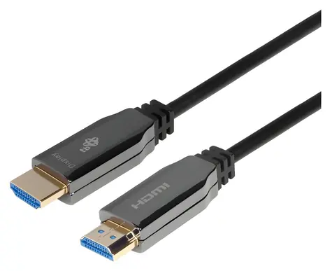 TB Touch optisches HDMI-Kabel v2.0 15 m schwarz / Videokabel HDMI / optisch / 4K Ultra HD