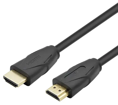 TB Touch HDMI 2.0 schwarz / Anschlusskabel / Stecker/Stecker / Vergoldete Anschlüsse / 15 m