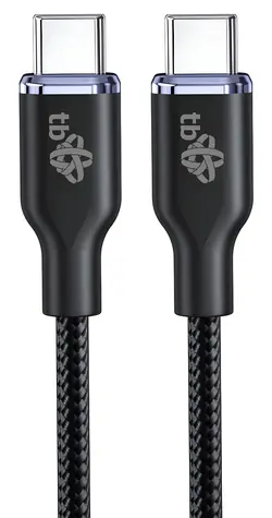 TB Touch Glamour USB-C - USB-C 60W schwarz / Datenkabel / USB 2.0 / 1,5 m