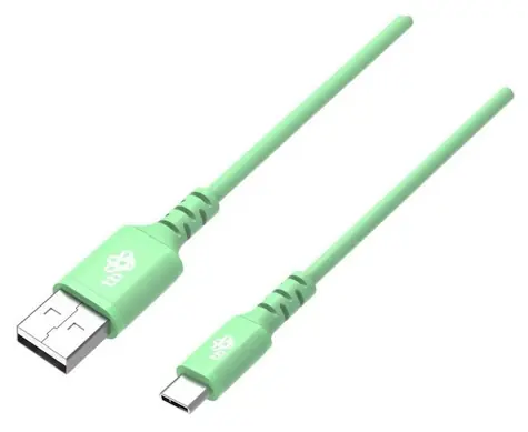 TB Touch 1 m grün / Datenkabel / USB-A (M) - USB-C (M) / Rund