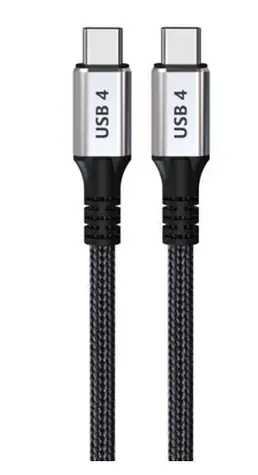 TB Touch USB-C - USB-C schwarz / Datenkabel / Thunderbolt 4 / USB4 / 2 m