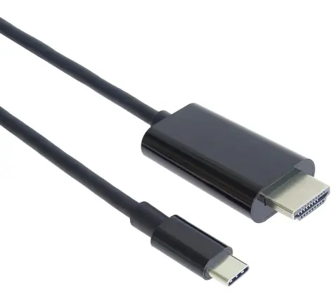 PremiumCord Adapter USB-C - HDMI schwarz / Adapter / 2 m / 4K 60Hz