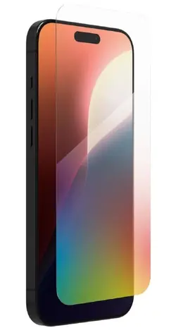 ZAGG Glass Elite VisionGuard für Apple iPhone 17 / Schutzglas / Blaulichtfilter / Antibakterielle Beschichtung