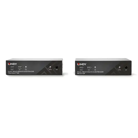 Lindy 39374 HDMI-, USB- und RS232-Extender / Extender / Cat.6 / 100 m / Doppelkopf