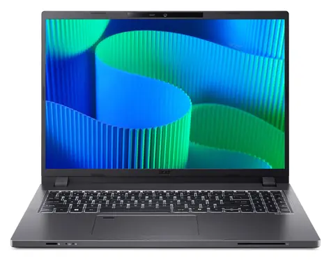 Acer TravelMate P2 16 grau / Notebook / 16" WUXGA / Intel Core 3 100U / 16 GB / 256 GB SSD / Windows 11