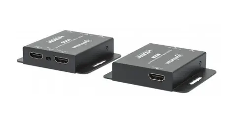 Manhattan HDMI-Extender-Set / HDMI-Extender / Ethernet Cat6 / 4K 30 Hz bis zu 40 m / 1080p 60 Hz bis zu 70 m