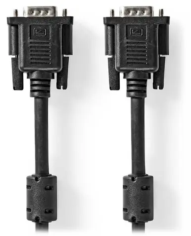 Nedis VGA-Kabel schwarz / VGA-Kabel / VGA-Anschluss - VGA-Stecker / 2 m / Großpackung