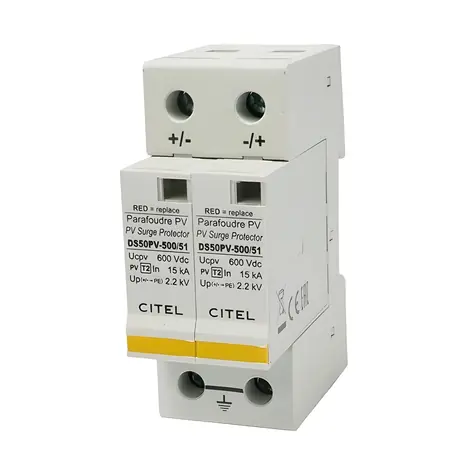 Solarmi DS50PVS-500/DE / Überspannungsableiter / 500 Vdc / CE