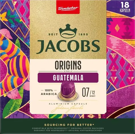 Nespresso Origins Guatemala 18 Stück / Kapselkaffee
