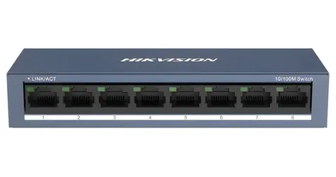 HIKVISION DS-3E0108-O / Switch / 8x 10/100 Mbps / ohne PoE