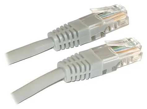 Xtendlan Cat5e UTP Crossover-Kabel, grau / Patchkabel / 1 m
