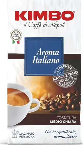 Kimbo Aroma Italiano 250 g / Gemahlener Kaffee