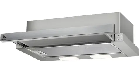 Electrolux LFP226S grau / Dunstabzugshaube / 60 cm / teilintegriert / 330 m/h / 64 dB / Energieeffizienzklasse C