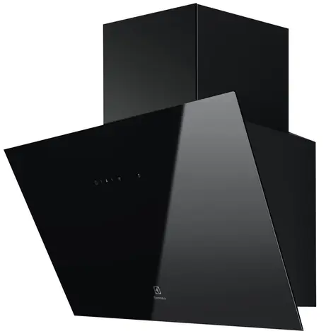 Electrolux LFV626K schwarz / Dunstabzugshaube / Wandmontage / 615 m/h / 3 Leistungsstufen / 62 dB / Klasse A