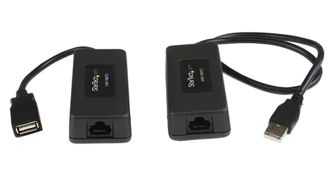 StarTech USB-Extender über CAT5/CAT6 / Extender / USB 2.0 / RJ-45 / schwarz