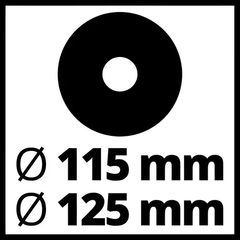 Einhell TS 115/125 / Trennständer / für Winkelschleifer 115-125 mm / Schnitttiefe 30 mm