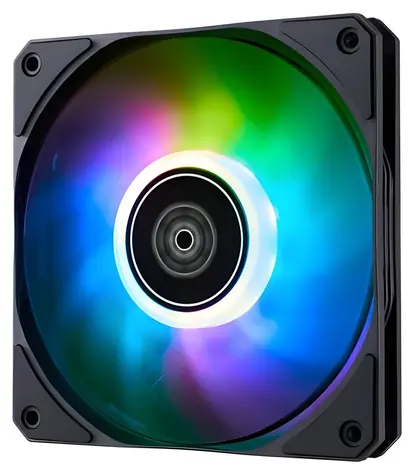 Silverstone SST-AS120B-ARGB schwarz/transparent / PC-Gehäuselüfter / 120x120x15 mm / ARGB / PWM