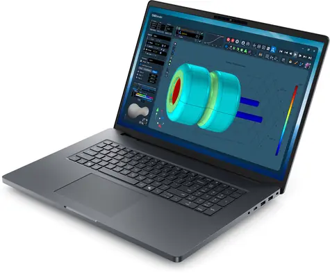 DELL Pro Max PLUS 18 Schwarz / Notebook / 18" QHD+ / Core Ultra 7 265HX / 32 GB RAM / 1 TB SSD / RTX PRO 3000 12 GB RAM / Windows 11