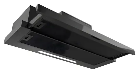 MAAN Corona Bis schwarz / Haube / 60 cm / mechanische Steuerung / 635 m/h / 68 dB