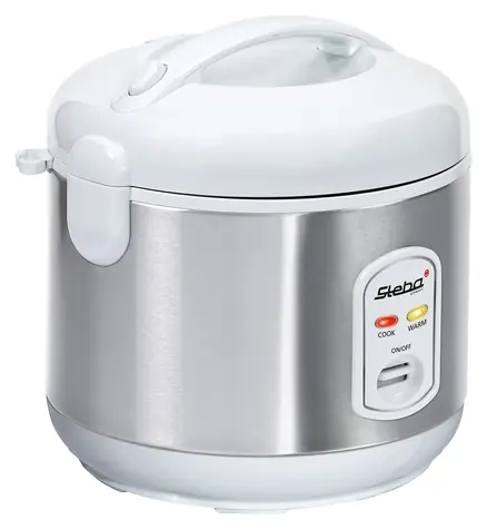 Steba RK 2 silber/weiß / Reiskocher / 1,8 l / 700 W