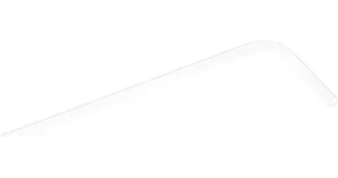 Alphacool HardTube 13/10 mm 90° Acryl 40 cm / PMMA