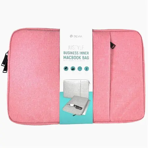 Devia Justyle pink / Hülle für MacBook Pro 16" / M1/M2/M3/M4