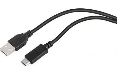 Speed Link SL-180021-BK / USB-C-auf-USB-A-Kabel / 1 m / HQ