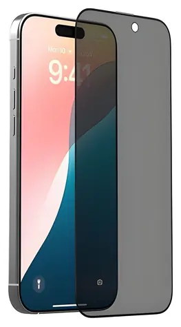 Devia Van Series Privacy Black / Schutzglas / Sichtschutzfilter / Apple iPhone 16 PLUS / iPhone 15 PLUS