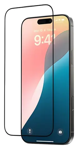 Devia Star Series schwarz / Schutzglas / Apple iPhone 16 / iPhone 15