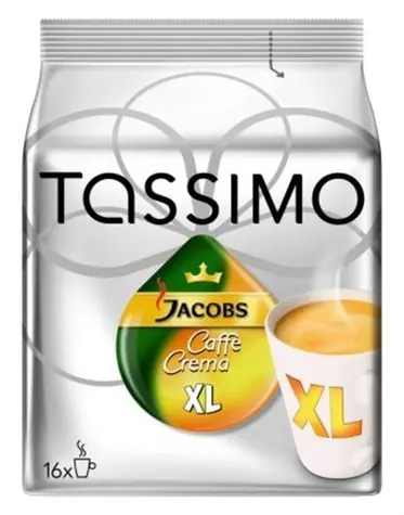 Tassimo Jacobs Caffe Crema Classico XL / Kapselkaffee / 16 Stk