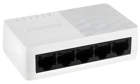 HIKVISION DS-3E0105D-O / Switch / 5x 10/100 Mbps RJ45 / Kunststoffgehäuse