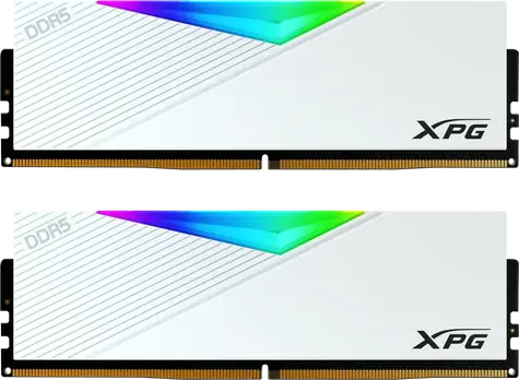 ADATA Lancer RGB 64 GB (2x32 GB) weiß / RAM / DDR5 / 6000 MHz / CL30 / XMP 3.0