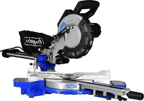 Scheppach HM216 / Gehrungssäge / 2000 W / 4700 U/min / 216 mm Sägeblatt / Laser